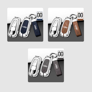 Lämplig för Suzuki-modeller - nyckelfodral i äkta läder
