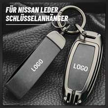 Ladda upp bild till gallerivisning, Geeignet für Nissan-Modelle - Schlüsseletui aus echtem Leder.
