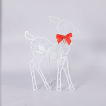 Ladda upp bild till gallerivisning, White Glitter Reindeer Christmas Light
