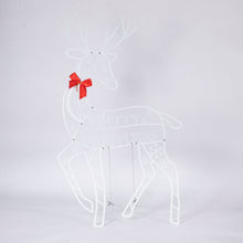 Ladda upp bild till gallerivisning, White Glitter Reindeer Christmas Light
