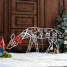 Ladda upp bild till gallerivisning, White Glitter Reindeer Christmas Light
