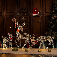 Ladda upp bild till gallerivisning, White Glitter Reindeer Christmas Light
