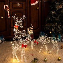 Ladda upp bild till gallerivisning, White Glitter Reindeer Christmas Light
